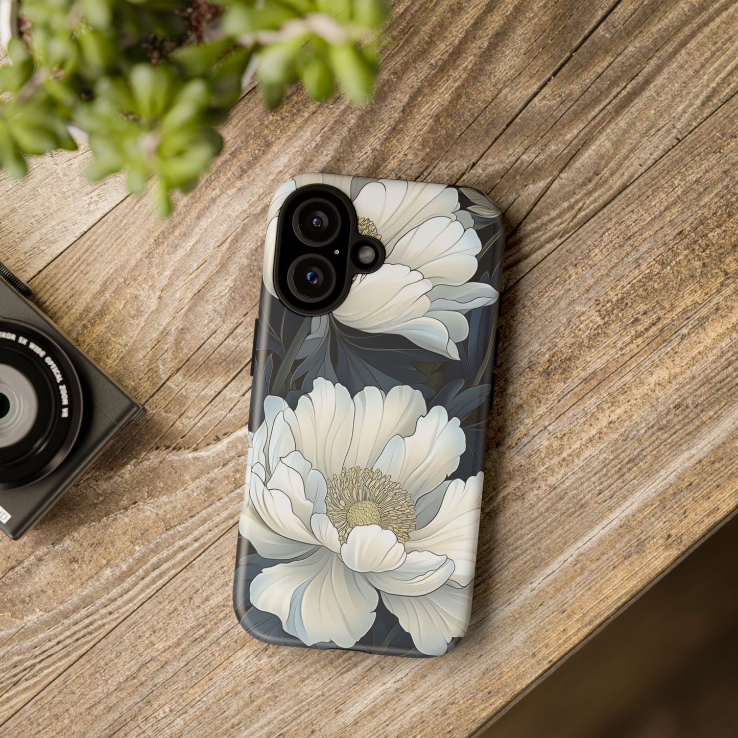 Elegant Floral Phone Case, Floral iPhone Cover, Flower Art Phone Case, Eco-Friendly Mobile Protection, Tough & Stylish Phone Case