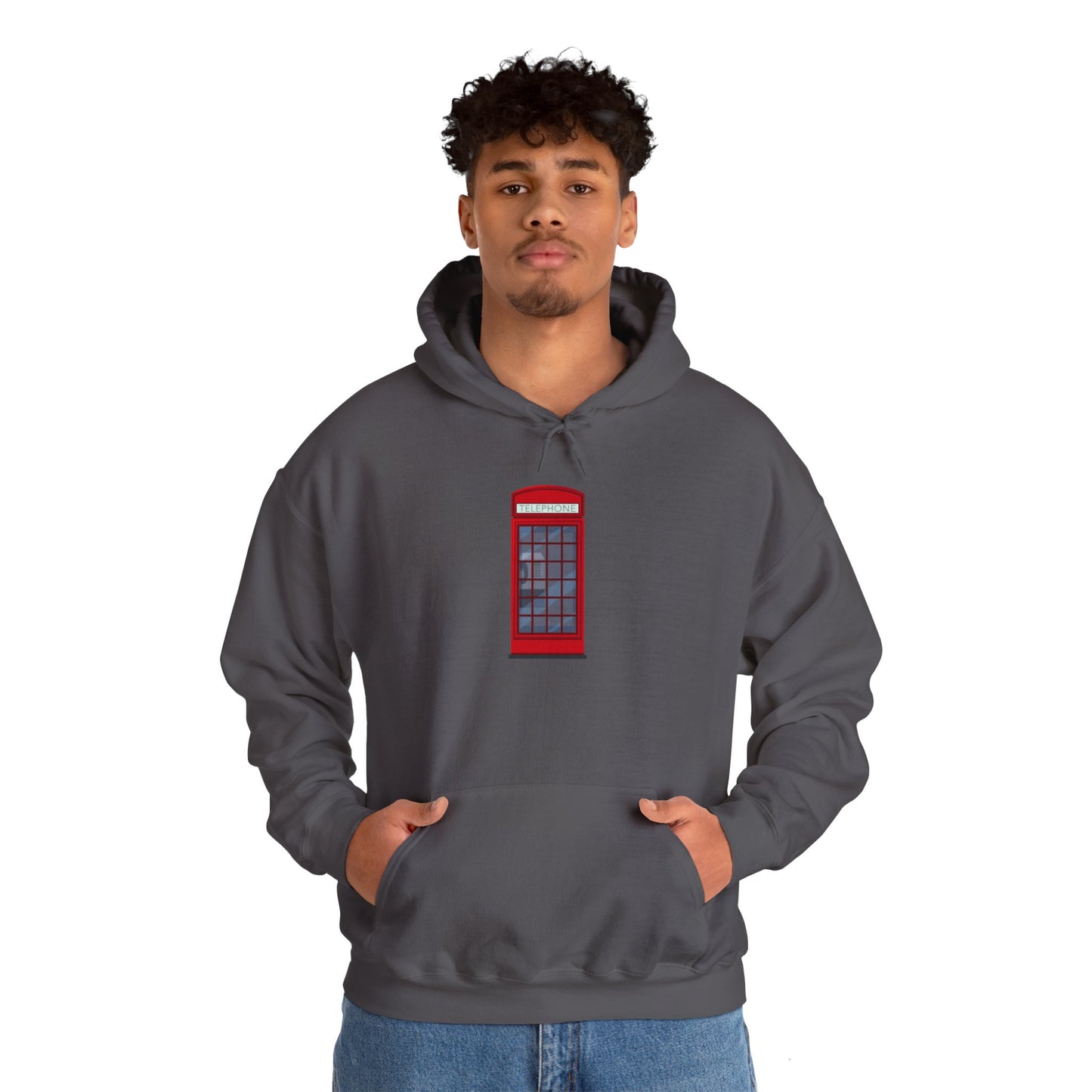 Unisex Heavy Blend™ Hooded Sweatshirt - Classic London Double-Decker Bus