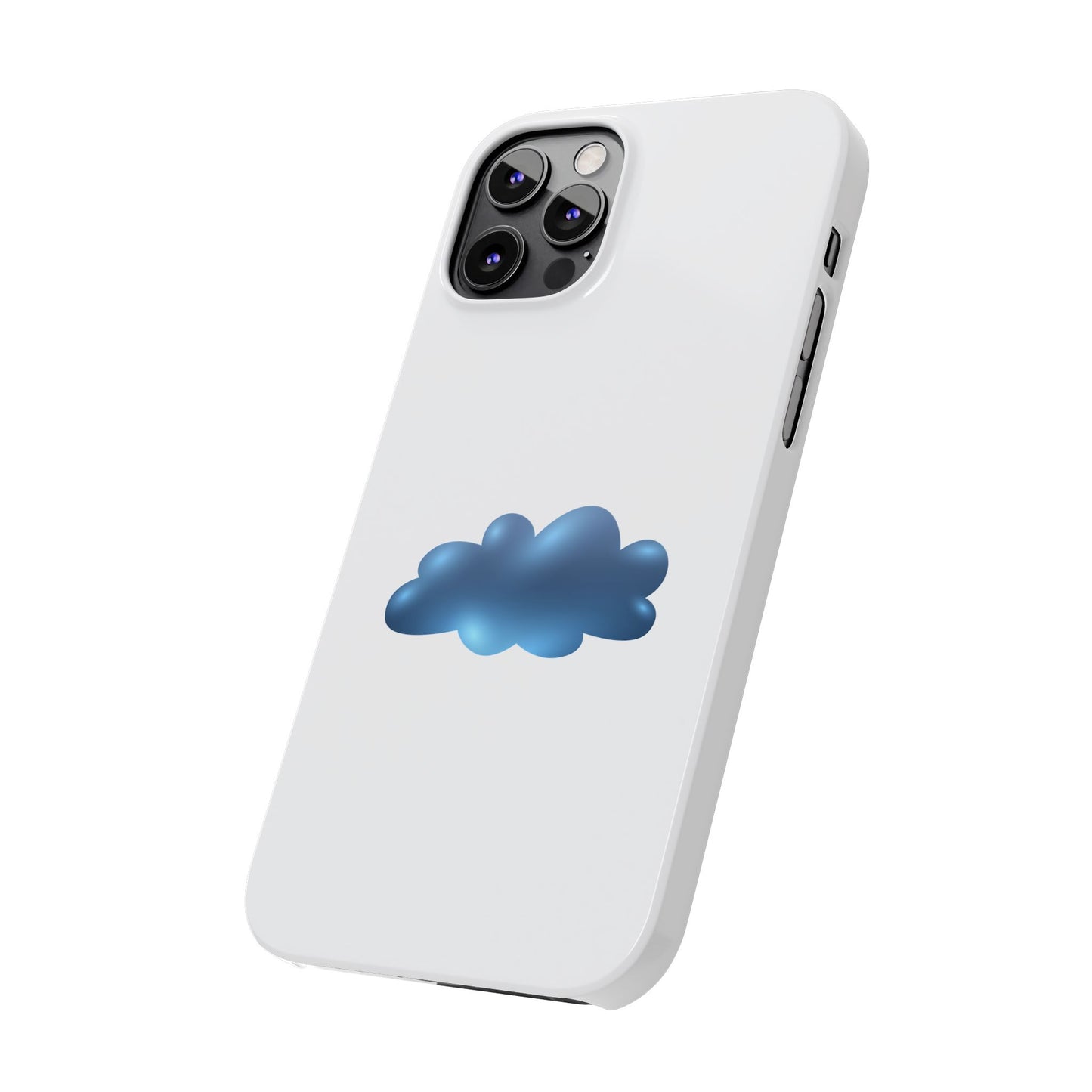 Cloud Design Slim Phone Cases - Aesthetic Protection for Your Device, Cute Phone Cover, Trendy Accessories, Gift for Her, Cloudy Vibes
