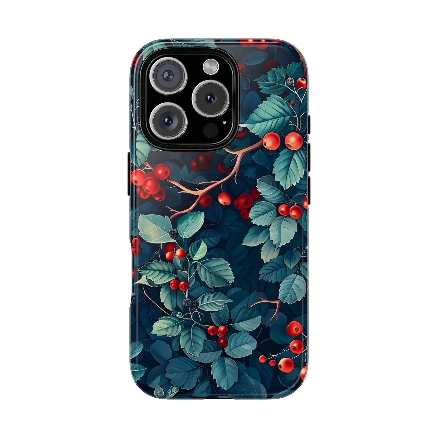 Berry Blossom Phone Case - Nature Lover's Gift, Floral Design, Cute Accessory for Spring, Unique Tech Cover, Perfect for Holidays