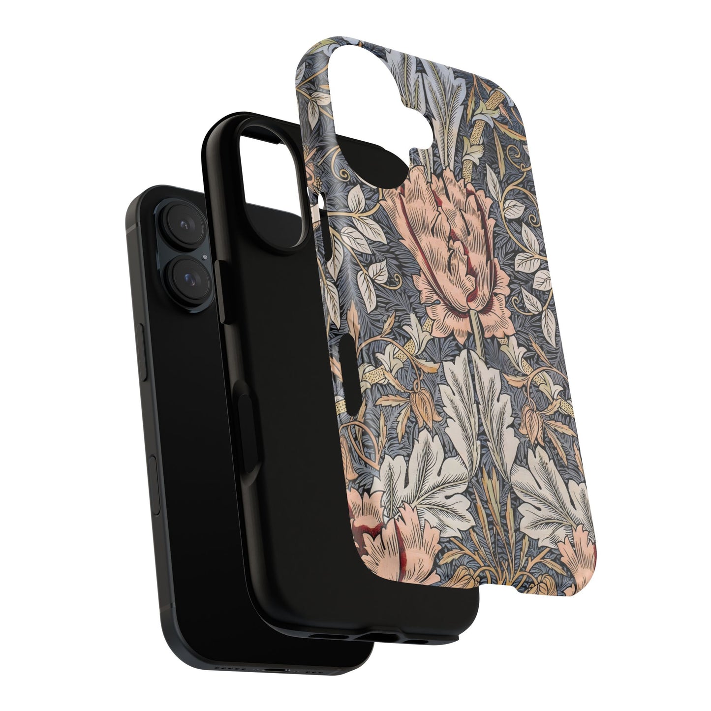 Floral Phone Case, Tough Cases for Stylish Protection, Flower Design, Gift for Her, Phone Accessories, Trendy Mobile Covers