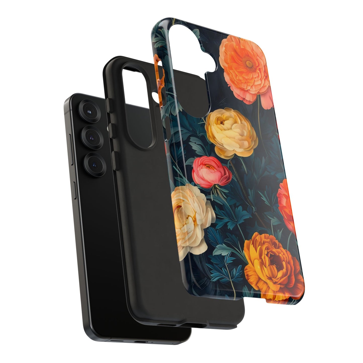 Floral Phone Case - Tough Cases, Stylish Protection, Gift for Flower Lovers, Customizable Cover, Floral Design Mobile Accessory