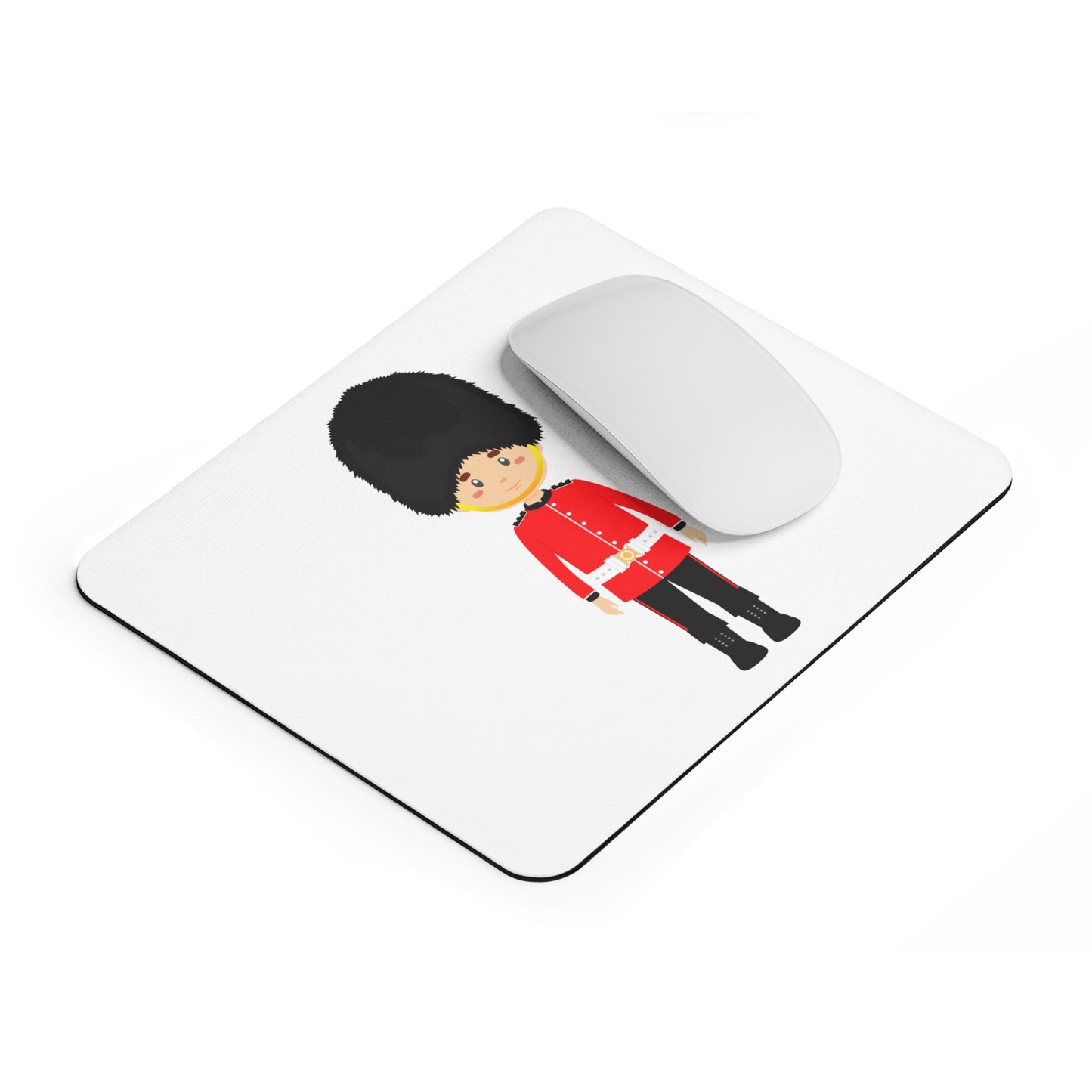 Whimsical British Soldier Mouse Pad, Cute Desk Accessory for Home Office, Perfect Gift for Students, Gamers, or Travelers, Unique Mouse Mat