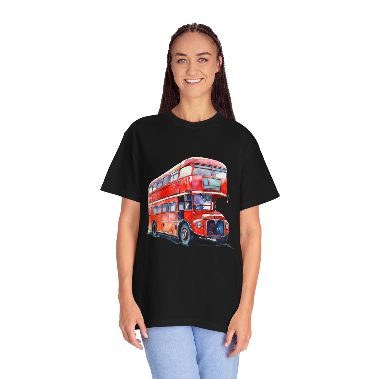 Unisex Garment-Dyed T-shirt - London’s Pride: The Iconic Red Bus
