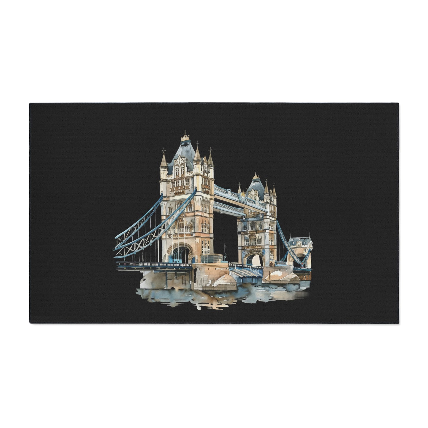 Stylish Heavy Duty Floor Mat - London Bridge Design, Home Decor, Kitchen Mat, Entryway Rug, Unique Gift for Housewarming