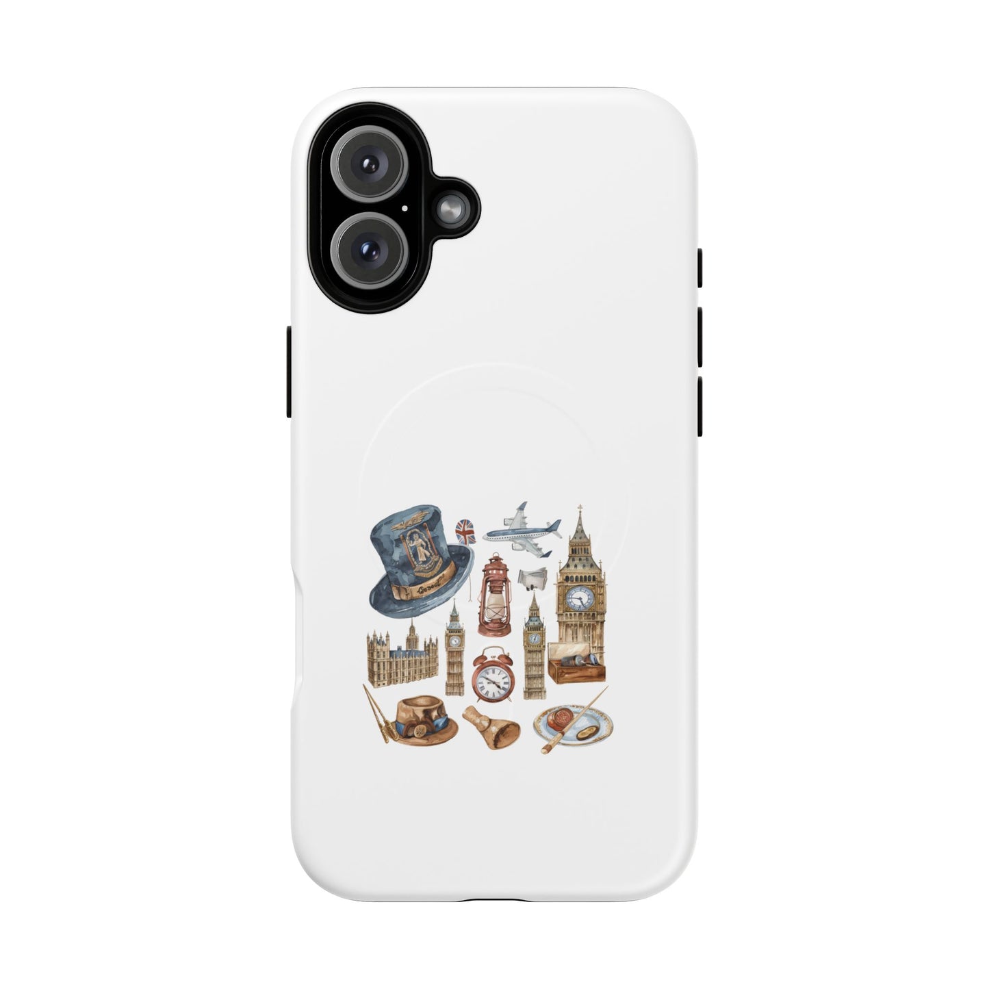 London Adventure Tough Magnetic Phone Case, Gift for Travelers, Unique Design, Travel Accessories, Holiday Present, Custom Phone Cover