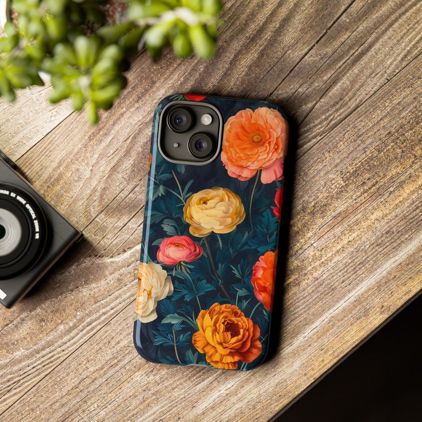 Floral Phone Case, Tough Cases for Phone Protection, Gift for Flower Lovers, Floral Designs, Spring Decor