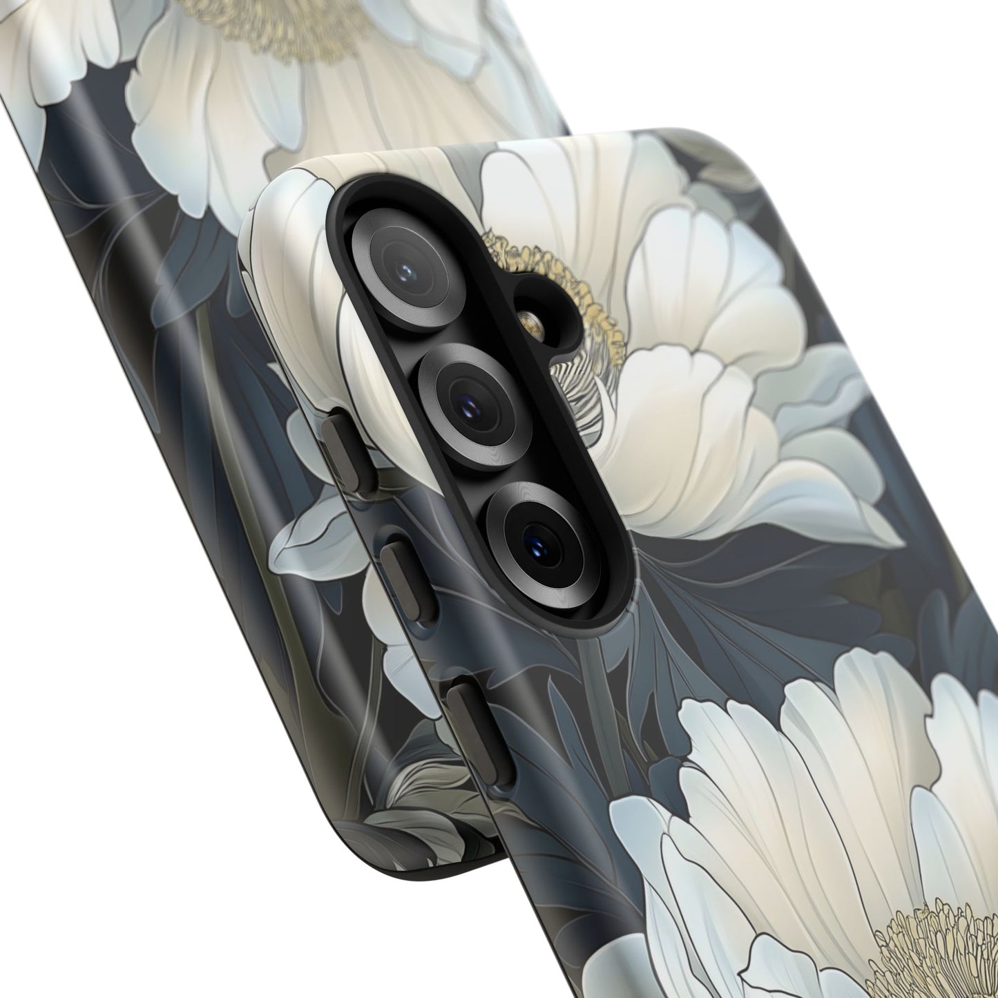 Elegant Floral Phone Case, Floral iPhone Cover, Flower Art Phone Case, Eco-Friendly Mobile Protection, Tough & Stylish Phone Case