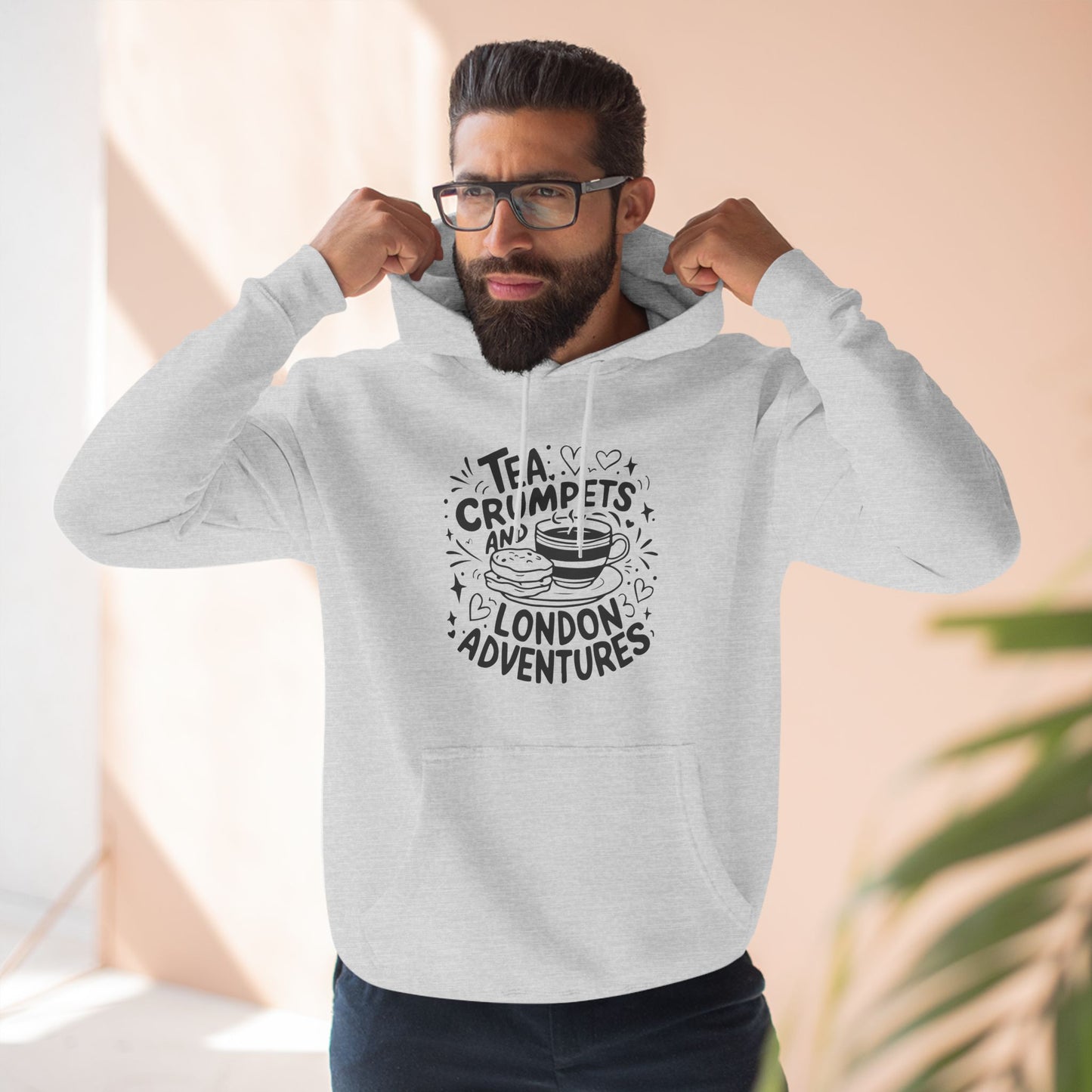 London Adventures Three-Panel Fleece Hoodie