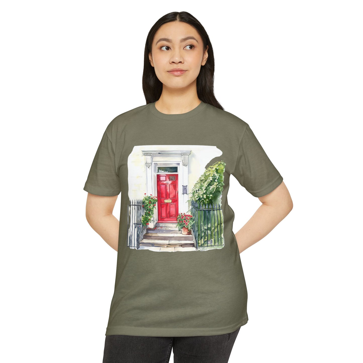 Unisex CVC Jersey T-shirt - Scenic Landscapes and Natural Beauty