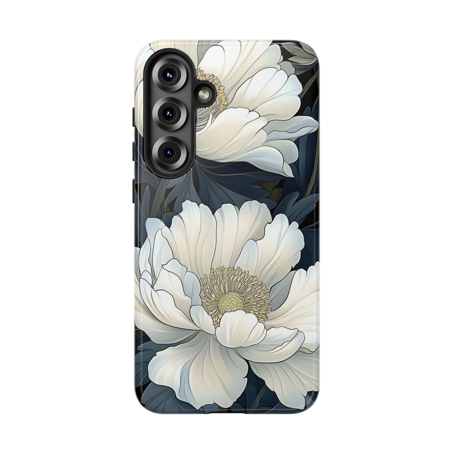 Elegant Floral Phone Case, Floral iPhone Cover, Flower Art Phone Case, Eco-Friendly Mobile Protection, Tough & Stylish Phone Case