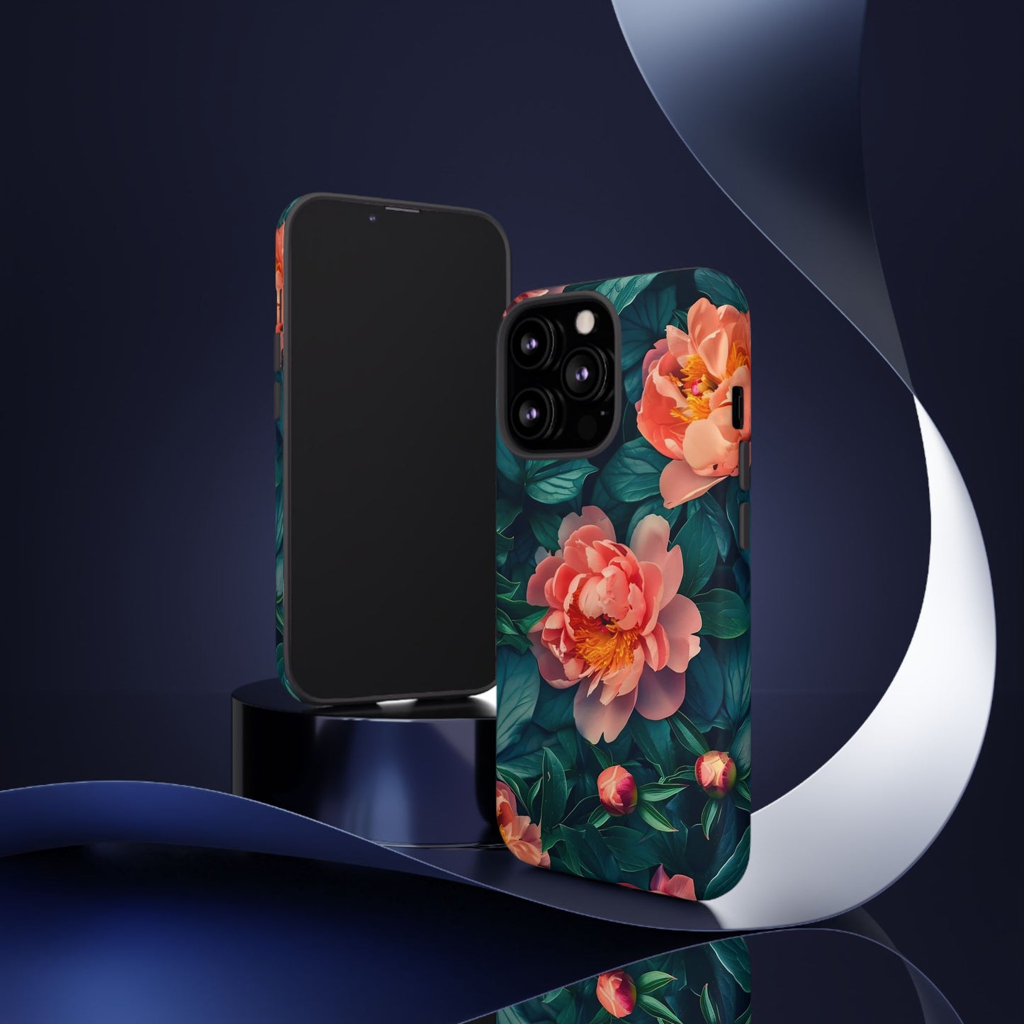 Floral Phone Case - Tough Cases, Flower Design, Botanical Art, Phone Accessory, Gift for Her, Nature Lovers