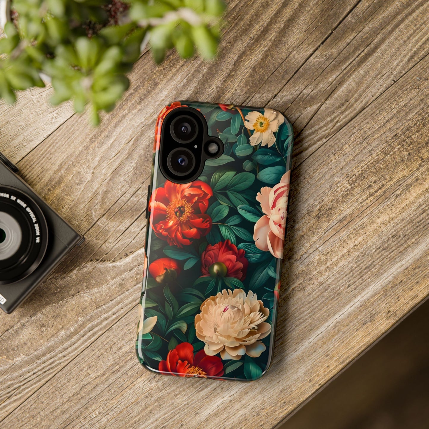 Floral Phone Case - Tough Cases, Vibrant Protection, Gift for Her, Cute Floral Design, Trendy Accessory, Perfect for Spring