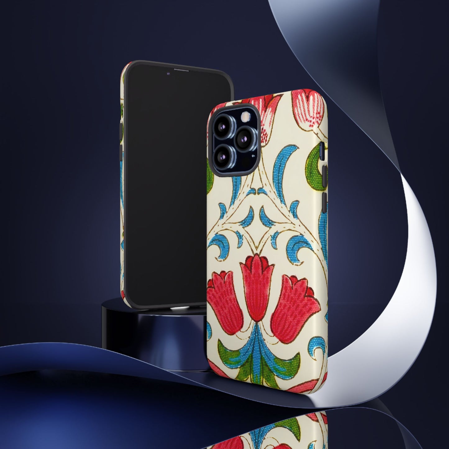 Floral Phone Case - Tough Cases | Stylish Protection, Gift for Her, Boho Phone Cover, Spring Accessory, Cute Tech