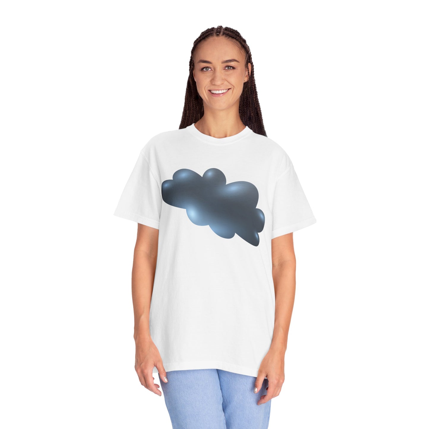 Unisex Garment-Dyed T-shirt - Serene Cloudscape - Dreamy Cloud Design