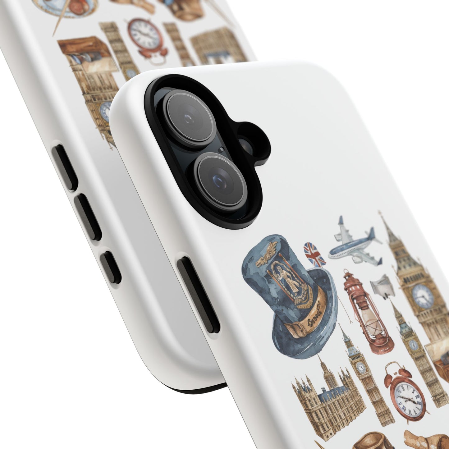 London-Themed Phone Case, Durable iPhone Cover, Gift for Travelers, Unique Cell Phone Accessories, Stylish Gadget Protection