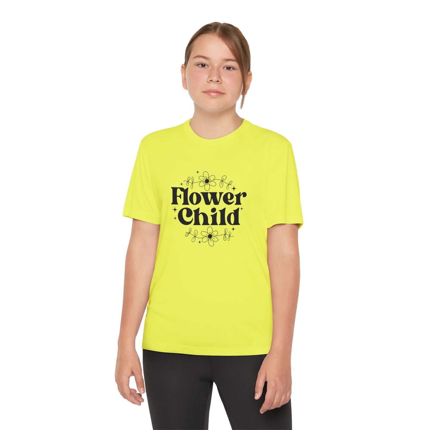 Youth Tee - Flower Child SVG PNG Design - Cute Graphic T-Shirt for Free Spirits