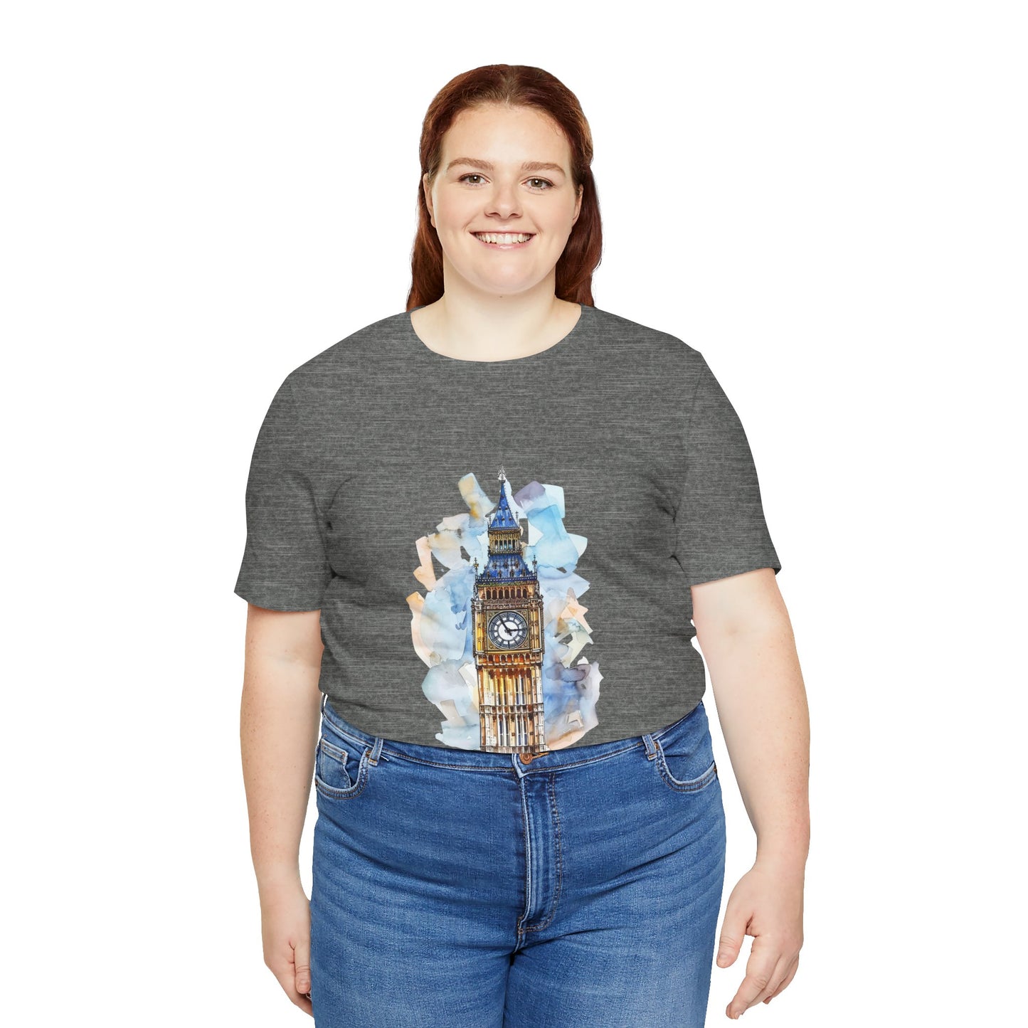 Unisex Jersey Short Sleeve Tee - Iconic Big Ben Clock Tower Design
