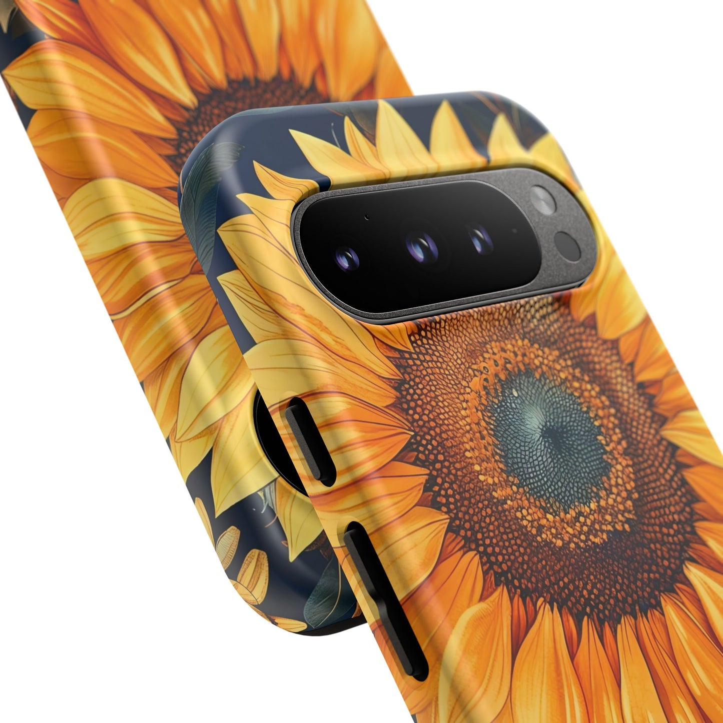 Sunflower Phone Case - Floral Design for Nature Lovers, Cute Spring Accessory, Gift for Her, Eco-Friendly Cover