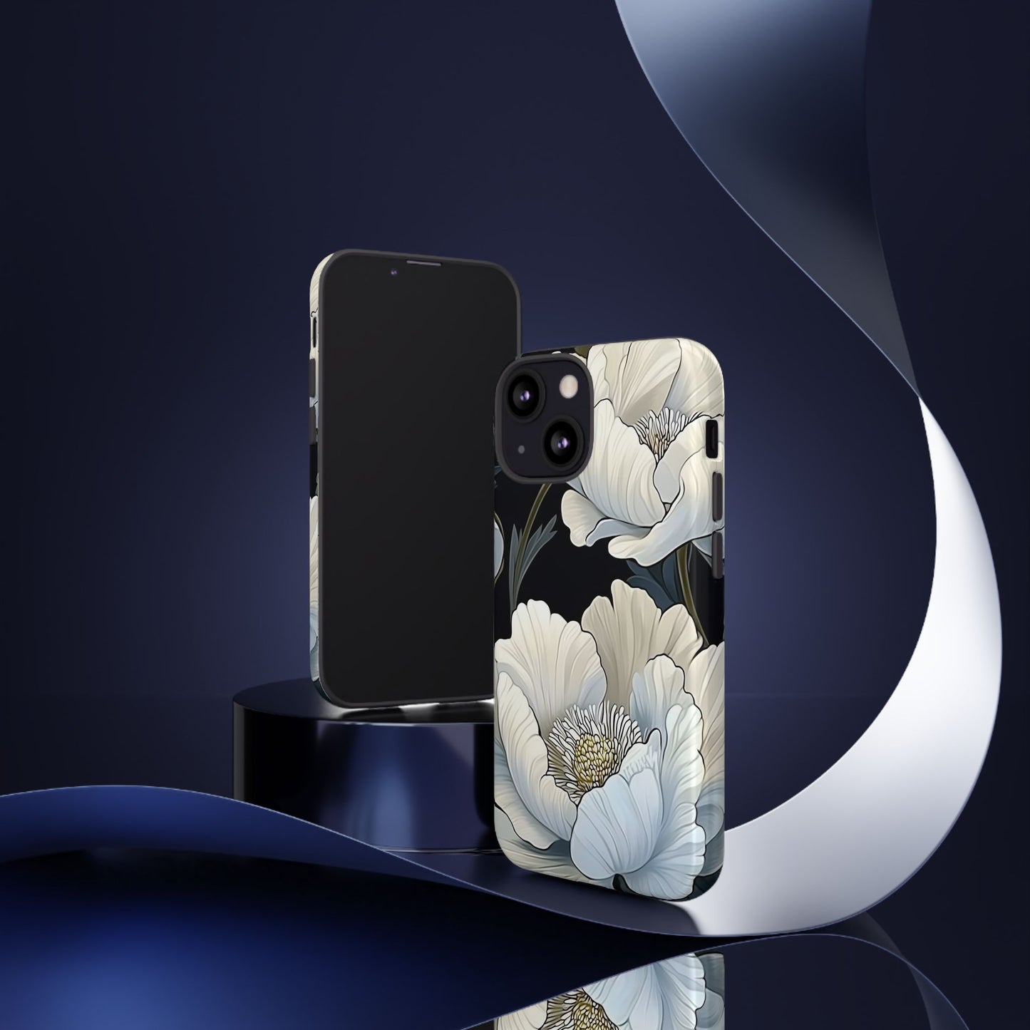 Floral Phone Case, Tough Cases for Women, Stylish Phone Cover, Floral Design Phone Protector, Nature Inspired Tech Accessories
