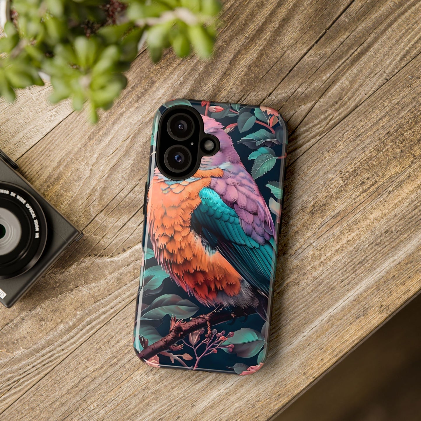 Tough Cases | Colorful Bird Phone Case, Vibrant Animal Design, Unique Gift for Nature Lovers, Perfect for Holidays & Birthdays