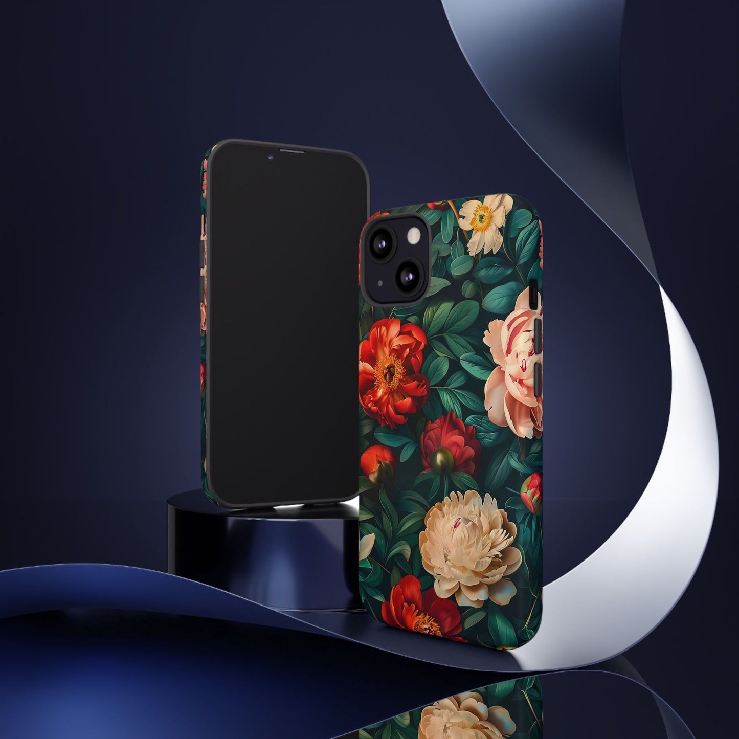 Floral Phone Case - Tough Cases, Vibrant Protection, Gift for Her, Cute Floral Design, Trendy Accessory, Perfect for Spring