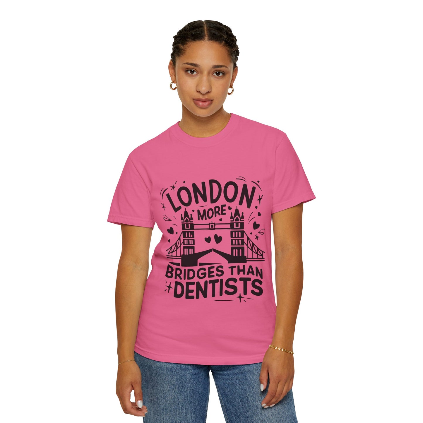 Unisex Garment-Dyed T-shirt - London is having more Bridges