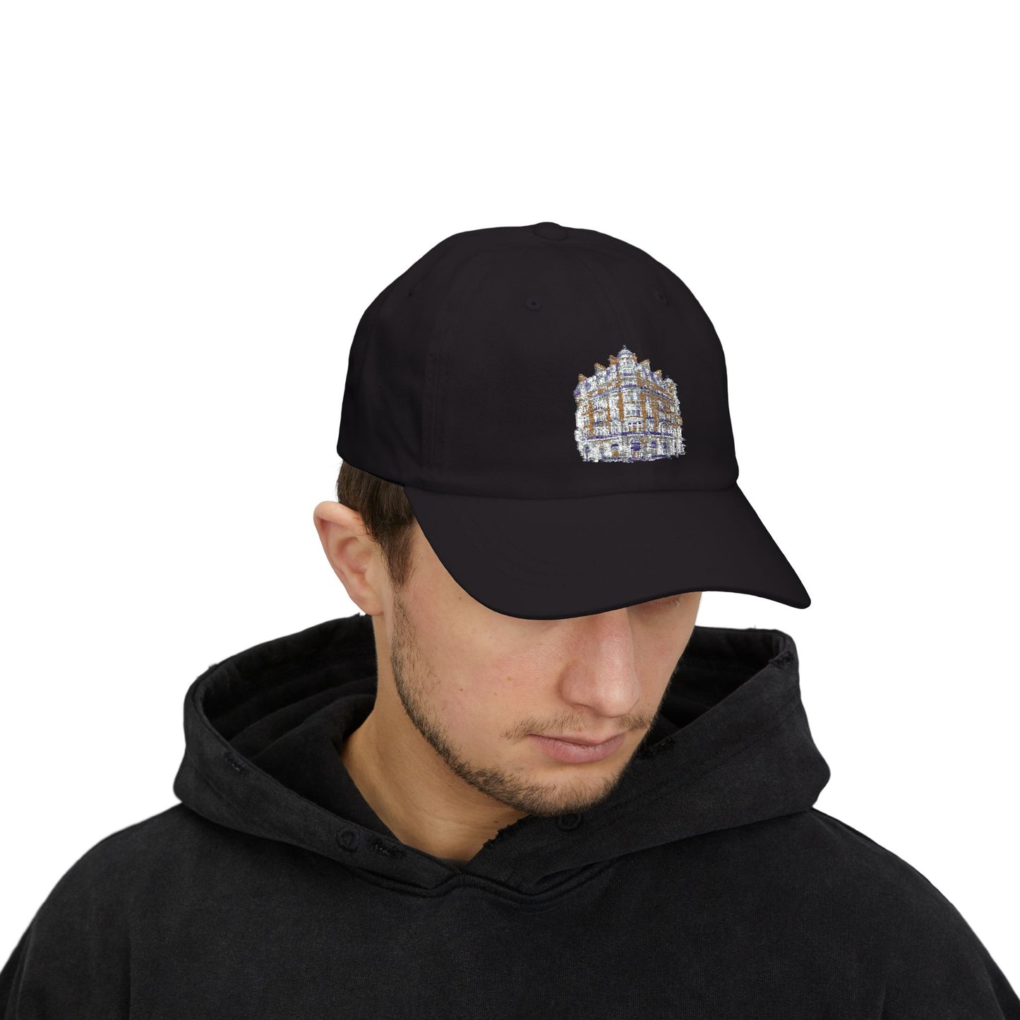 Classic Dad Cap with Unique Architectural Design, Casual Hat for Men and Women, Father's Day Gift, Trendy Dad Accessories