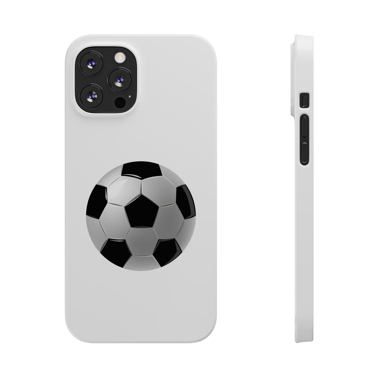 Soccer Ball Slim Phone Cases - Perfect for Sports Lovers, Gift for Athletes, Birthday Present, Stylish Accessories, Phone Protection