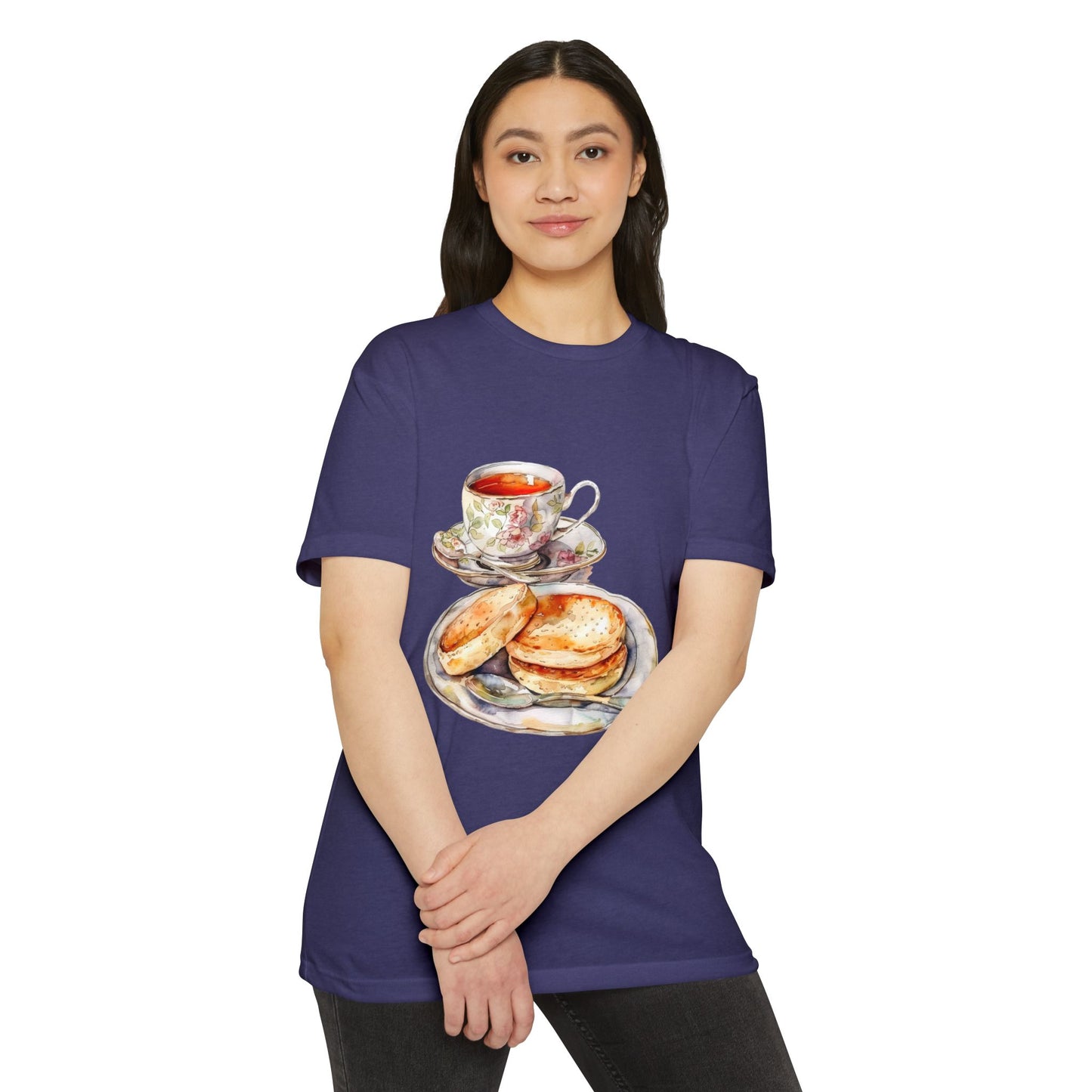 Unisex CVC Jersey T-shirt - The Flavors of Britain - Traditional Recipes Reimagined