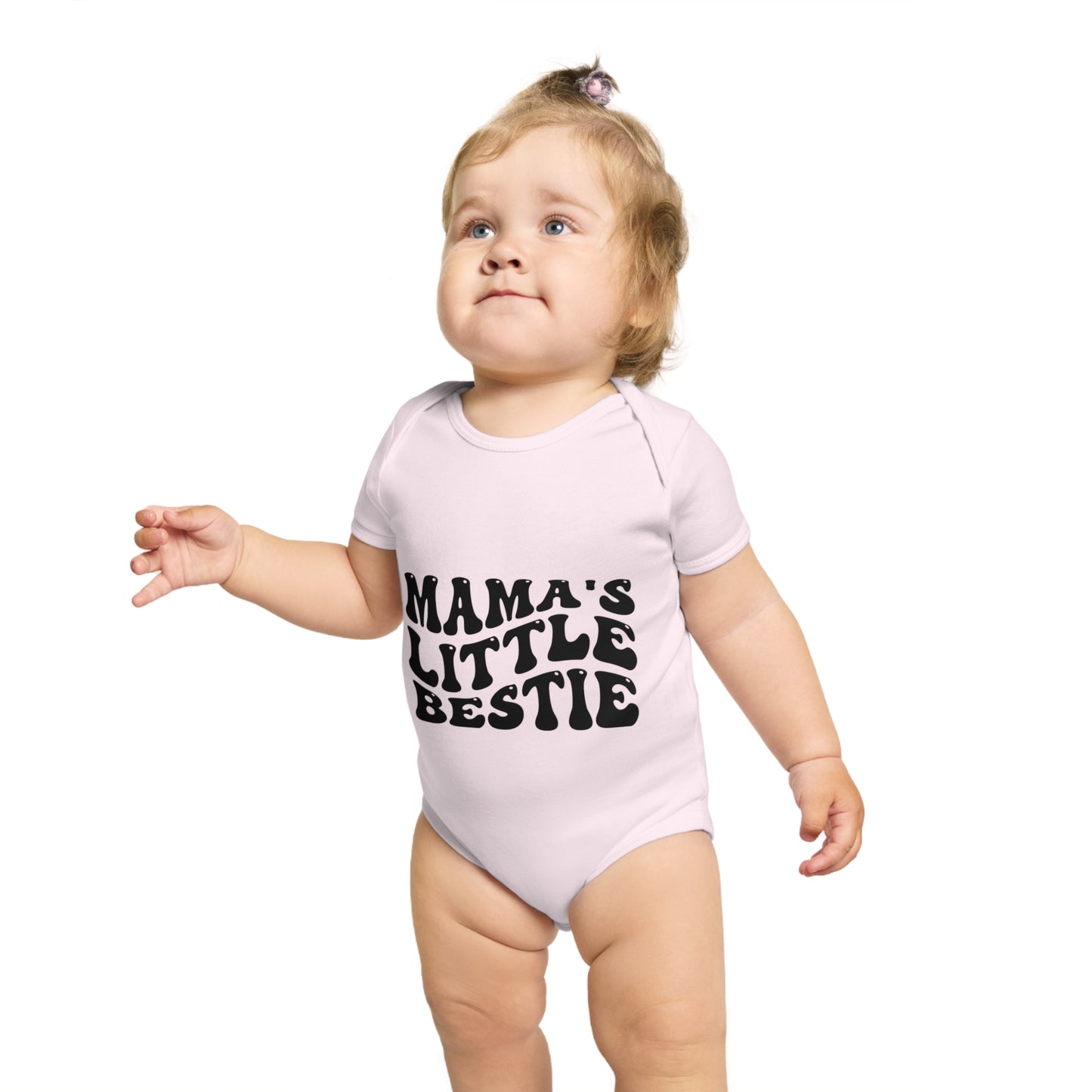 Mama's Little Bestie Baby Bodysuit - Cute Infant Outfit for Newborns