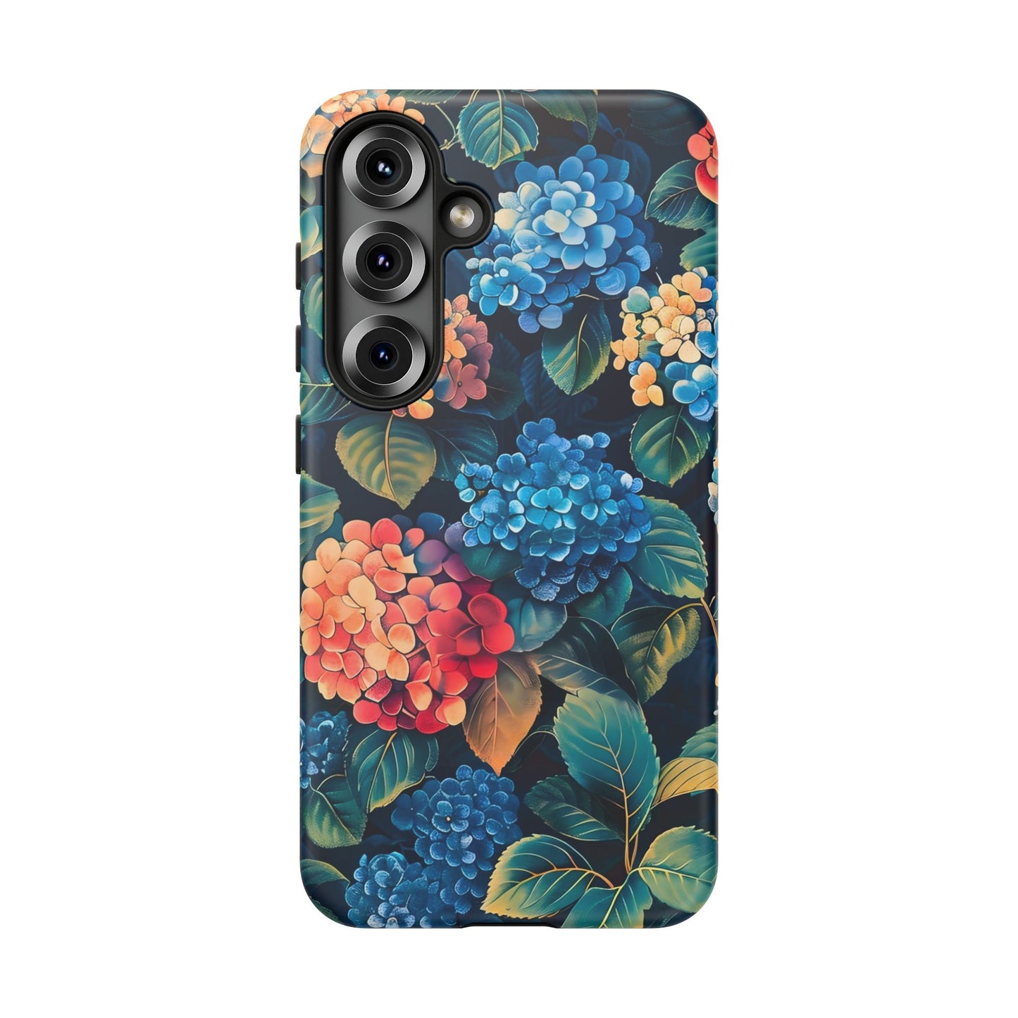 Floral Tough Phone Case, Durable Smartphone Cover, Flower Design, Gift for Her, Stylish Protection