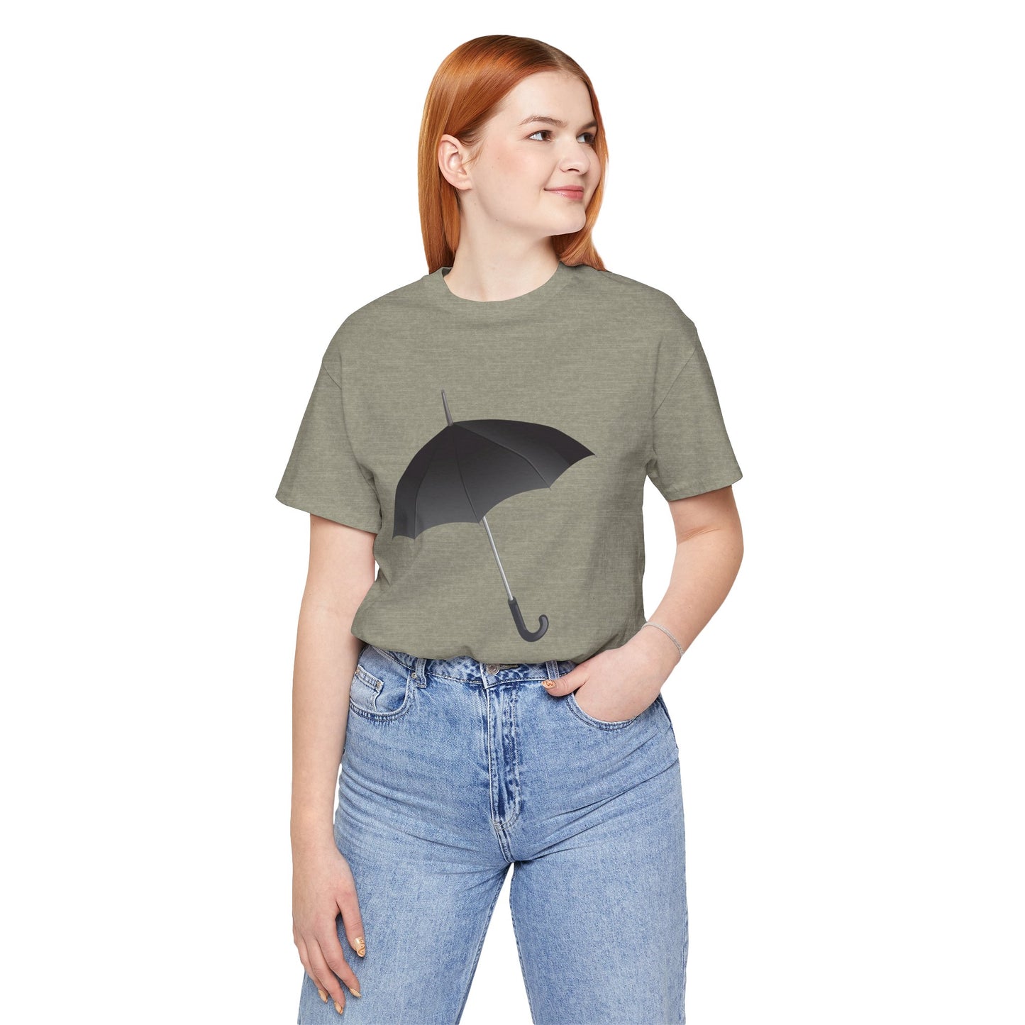 Unisex Jersey Short Sleeve Tee - Regal Royal Umbrella - Elegant and Majestic
