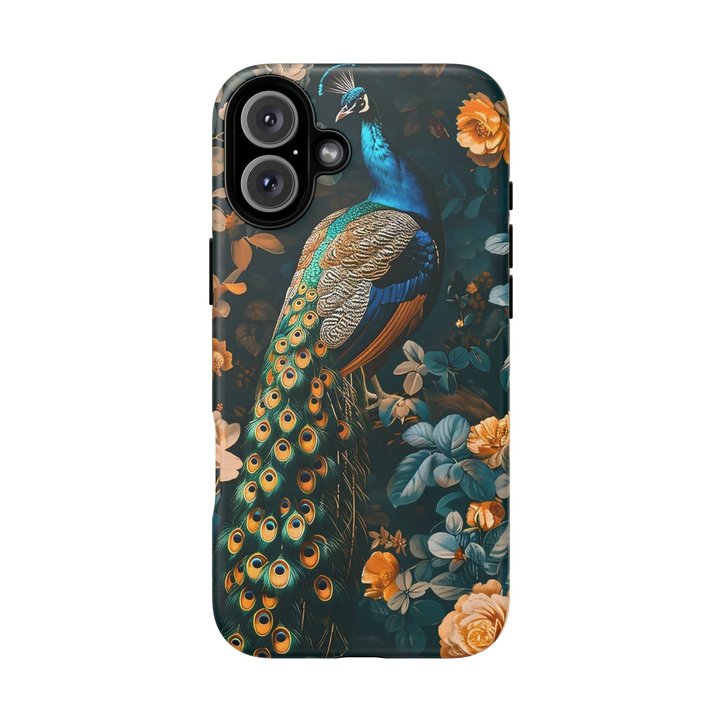 Peacock Phone Case - Elegant Floral Design, Tough Case for Protection, Unique Gift for Nature Lovers, Stylish Accessory, Eco-Friendly