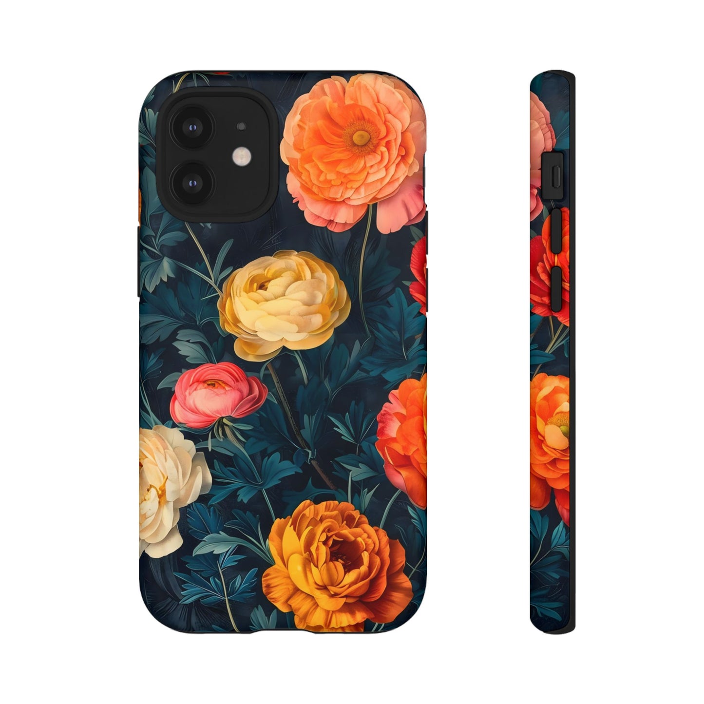 Floral Phone Case - Tough Cases, Stylish Protection, Gift for Flower Lovers, Customizable Cover, Floral Design Mobile Accessory