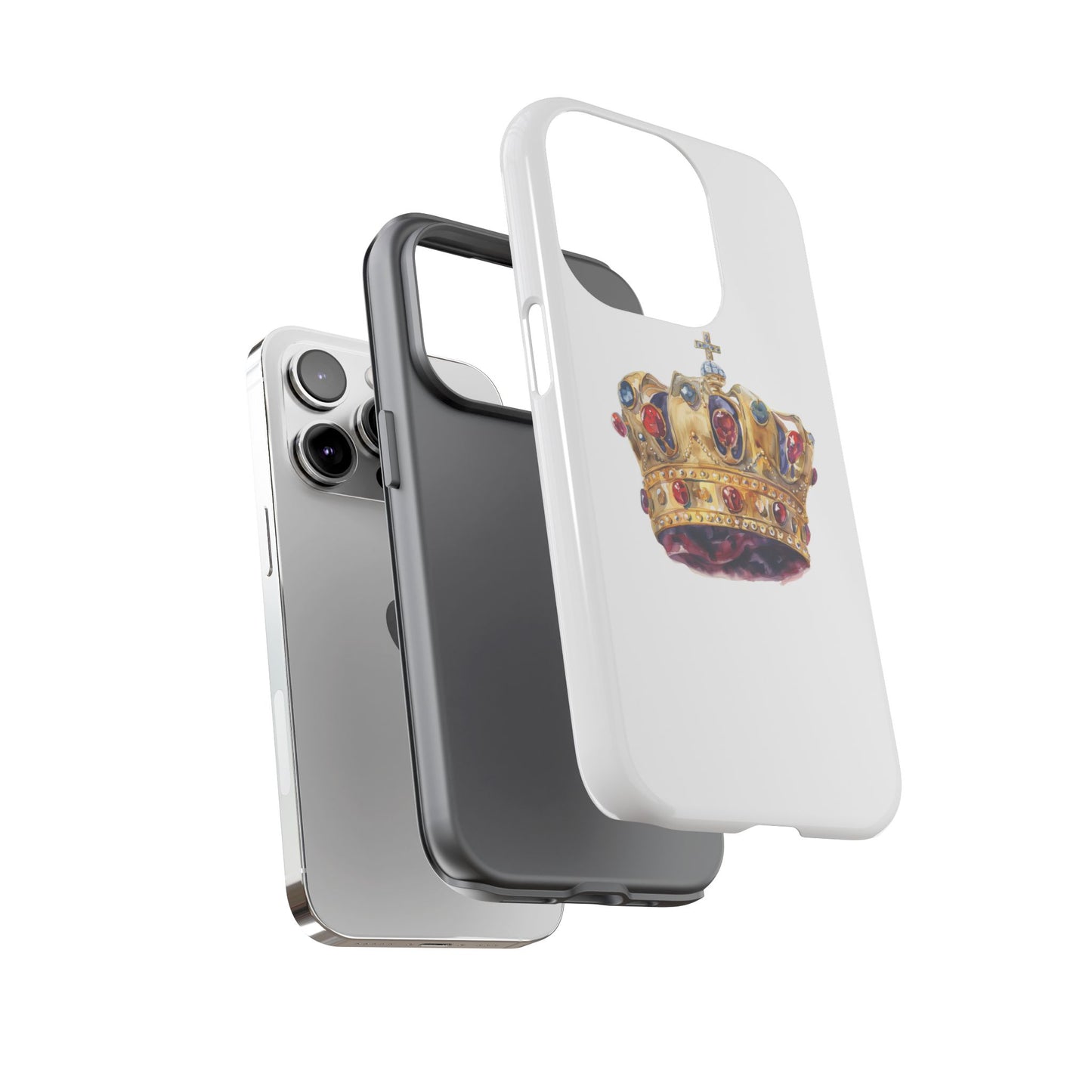 Royal Crown Phone Case | Tough Phone Cases, Stylish Accessories, Gift for Her, Birthday Present, Royalty Vibe