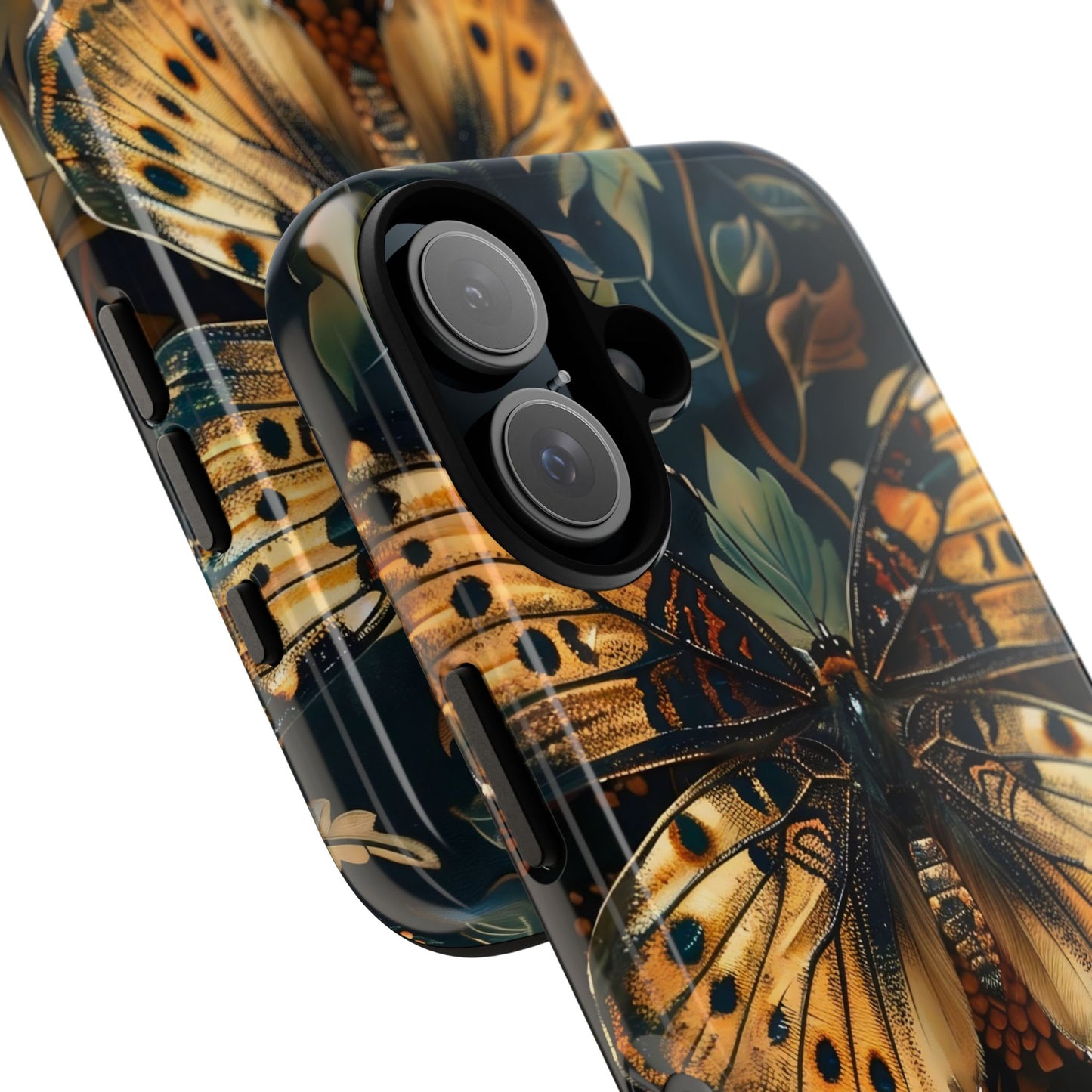 Butterfly Floral Phone Case, Tough Cases, Protective Cover, Unique Gift, Nature Lover, Art Print, Spring Decor