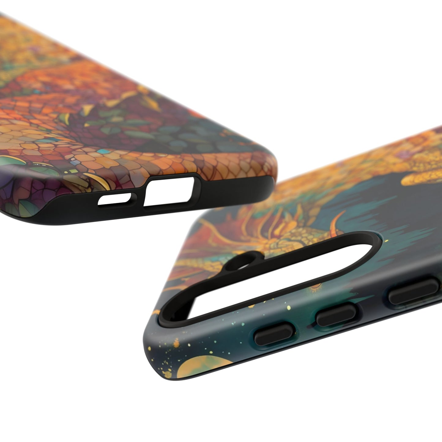 Dragon Art Phone Case, Tough Phone Cover, Fantasy Gift, Unique Mobile Accessory, Dragon Lover Gift, Stylish Protection