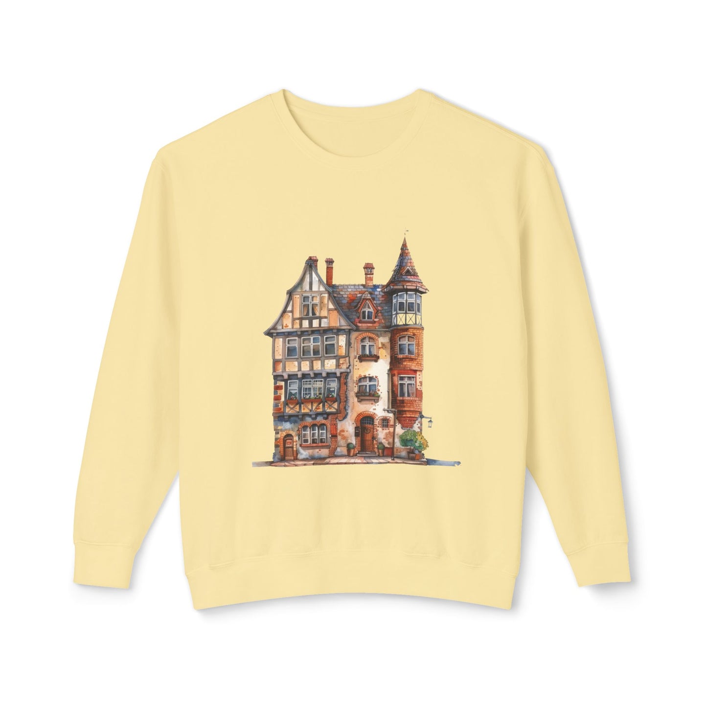 Unisex Lightweight Crewneck Sweatshirt - British Nature Scenic Landscapes and Natural Beauty