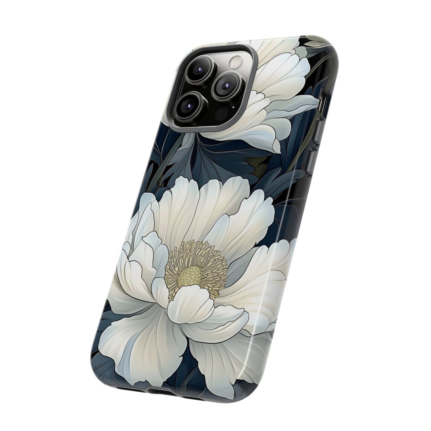 Elegant Floral Phone Case, Floral iPhone Cover, Flower Art Phone Case, Eco-Friendly Mobile Protection, Tough & Stylish Phone Case