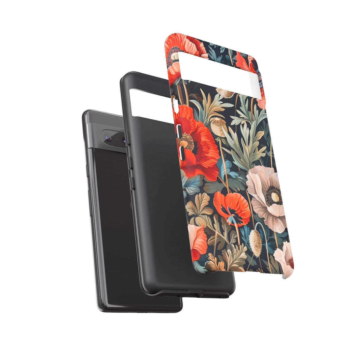 Floral Phone Case - Tough Cases, Flower Design, Chic Tech Accessories, Stylish Gifts, Unique Phone Protectors