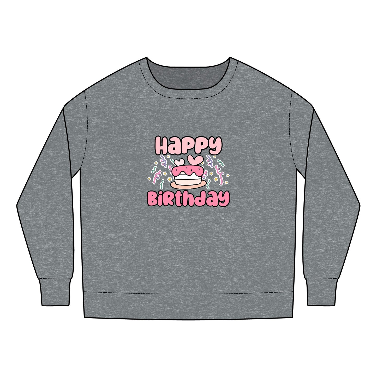 Toddler Sweatshirt - Wild Birthday Vibes Leopard Print PNG