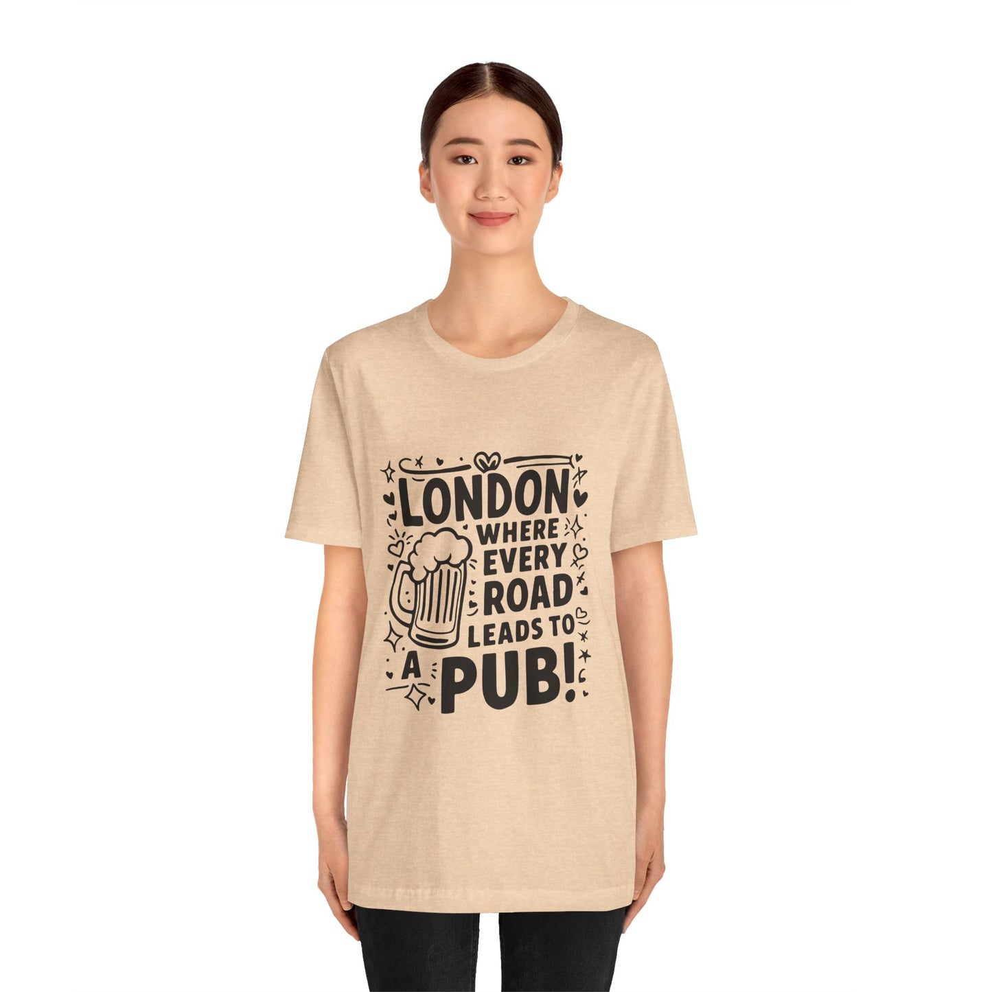 Unisex Jersey Short Sleeve Tee - London's Pub Leading Road