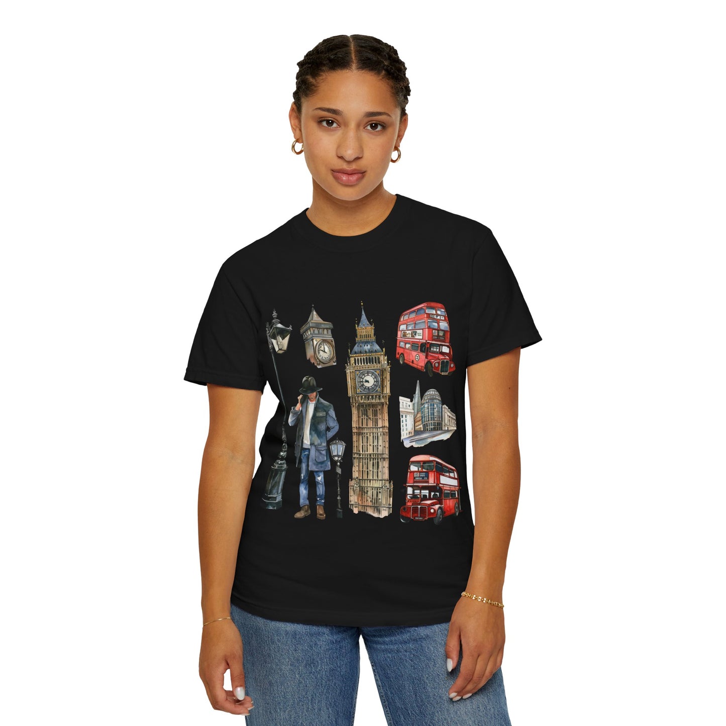 Unisex Garment-Dyed T-shirt - British Pride - England’s Most Famous Icons