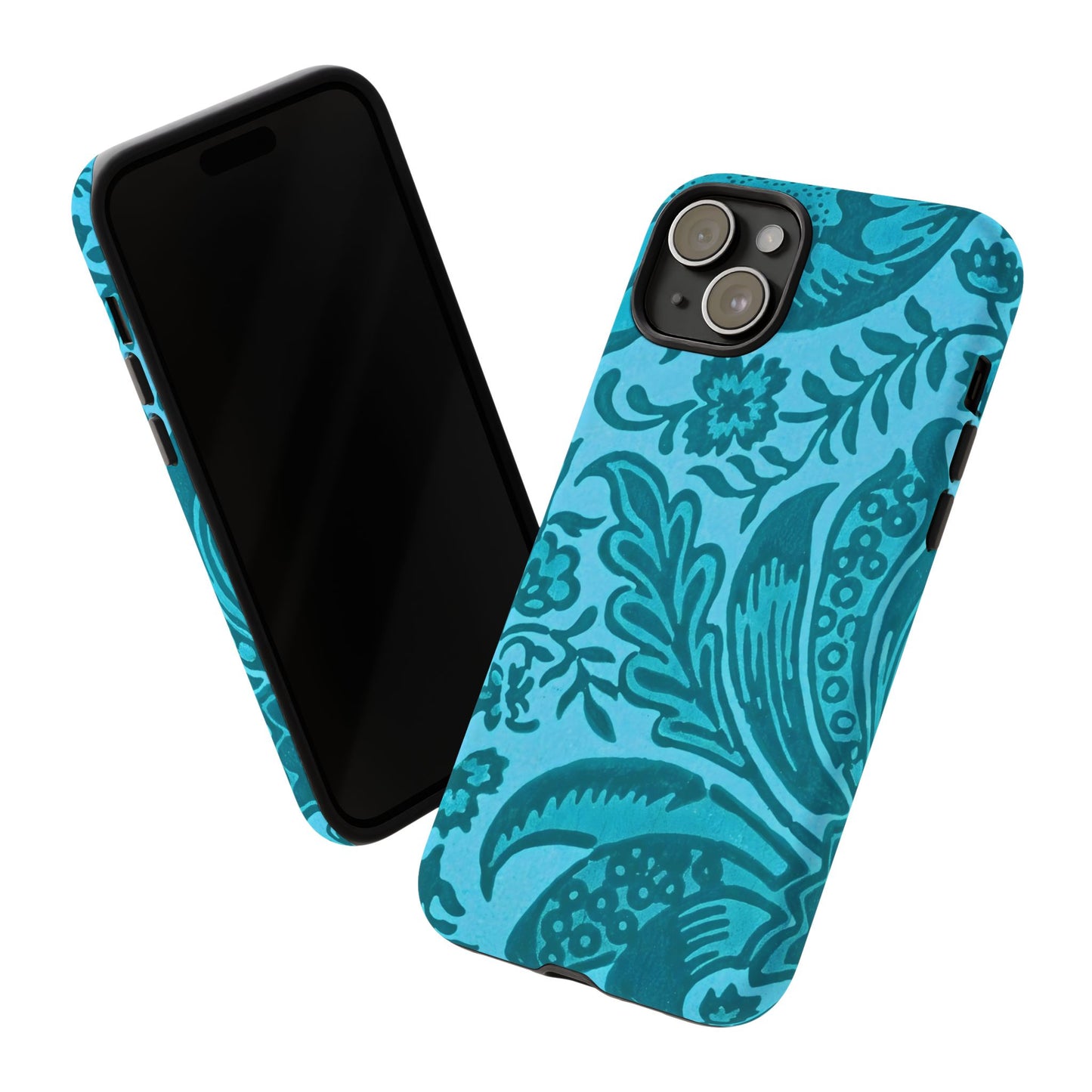 Tough Cases Floral Phone Case, Boho Chic Cover for Smartphones, Unique Gift for Her, Trendy Tech Accessory, Perfect for Personalization