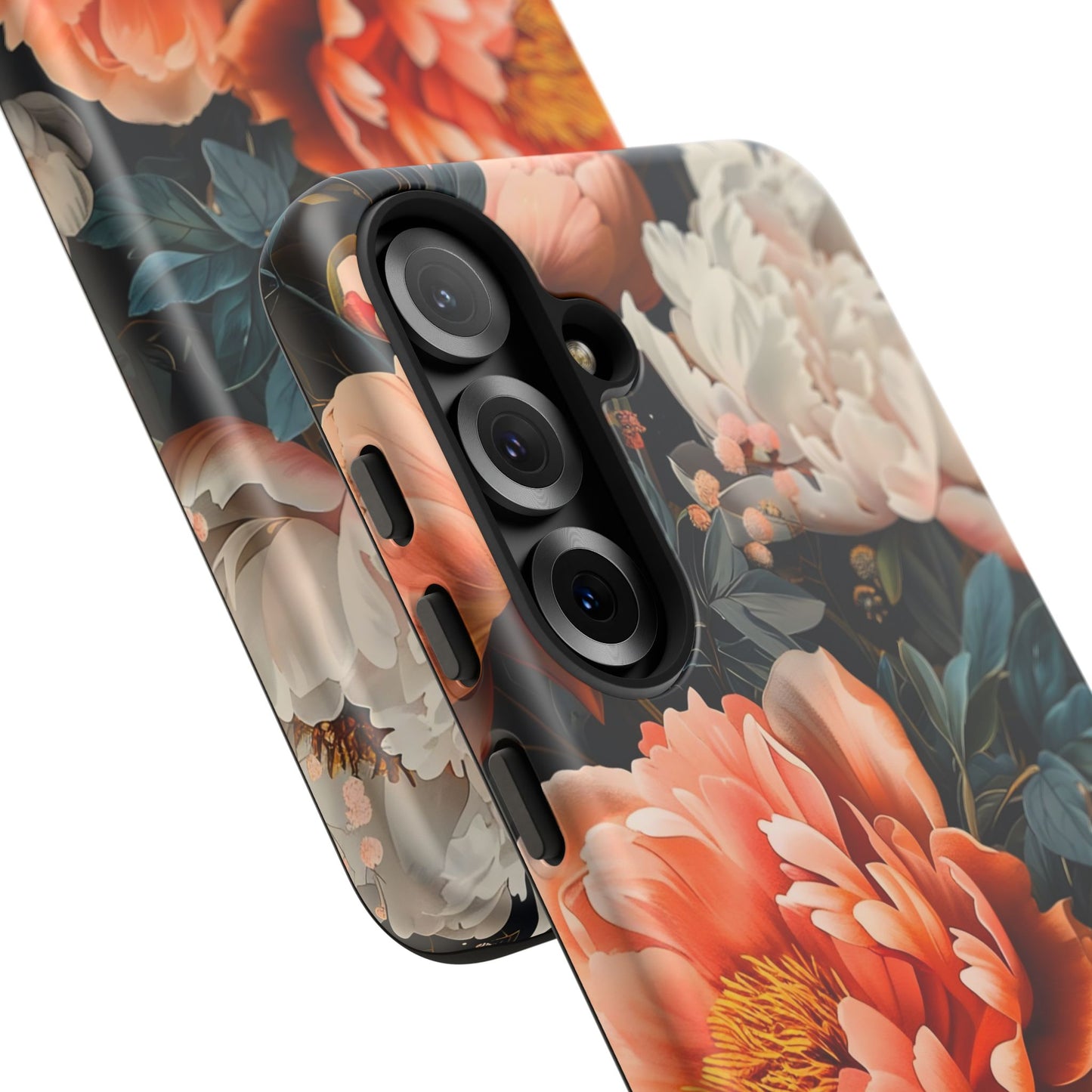 Floral Phone Case - Tough Cases, Durable Cover, Flower Design, Unique Gift, Phone Accessories