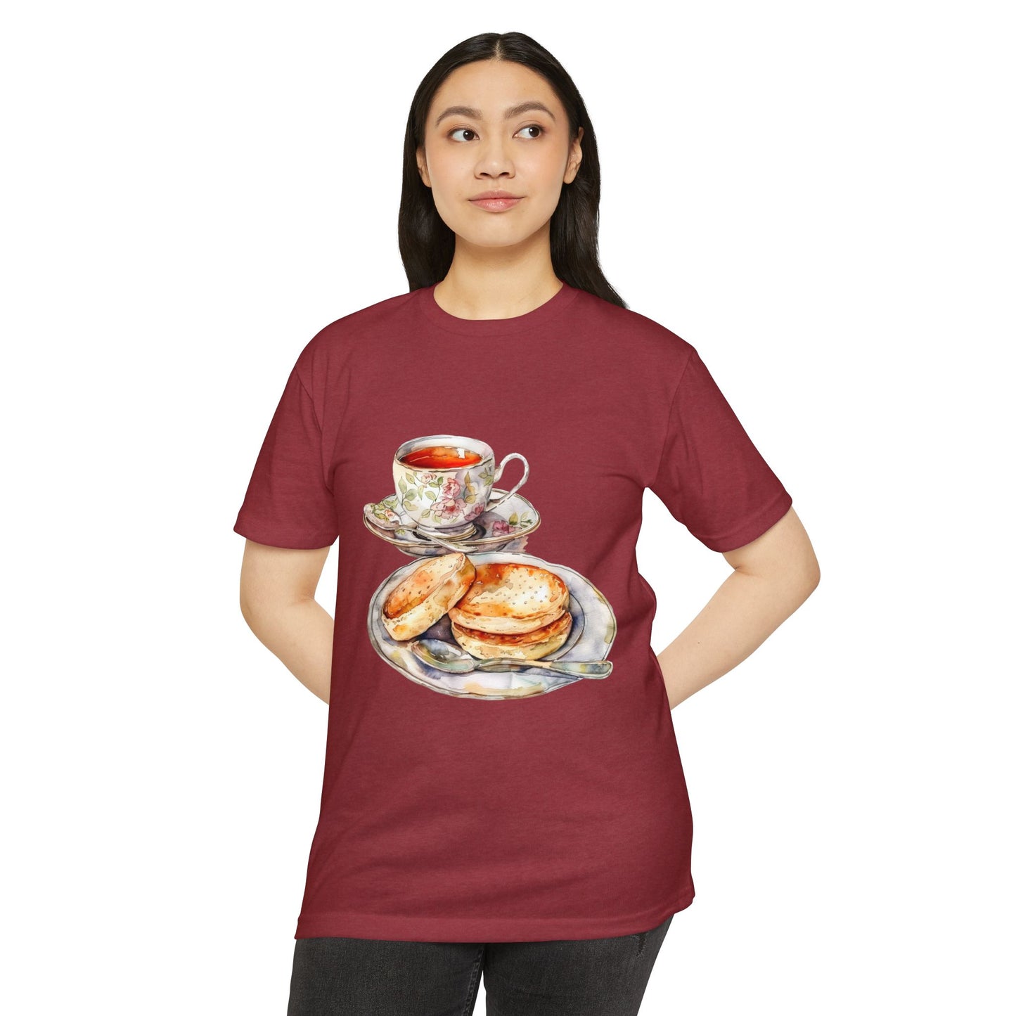 Unisex CVC Jersey T-shirt - The Flavors of Britain - Traditional Recipes Reimagined