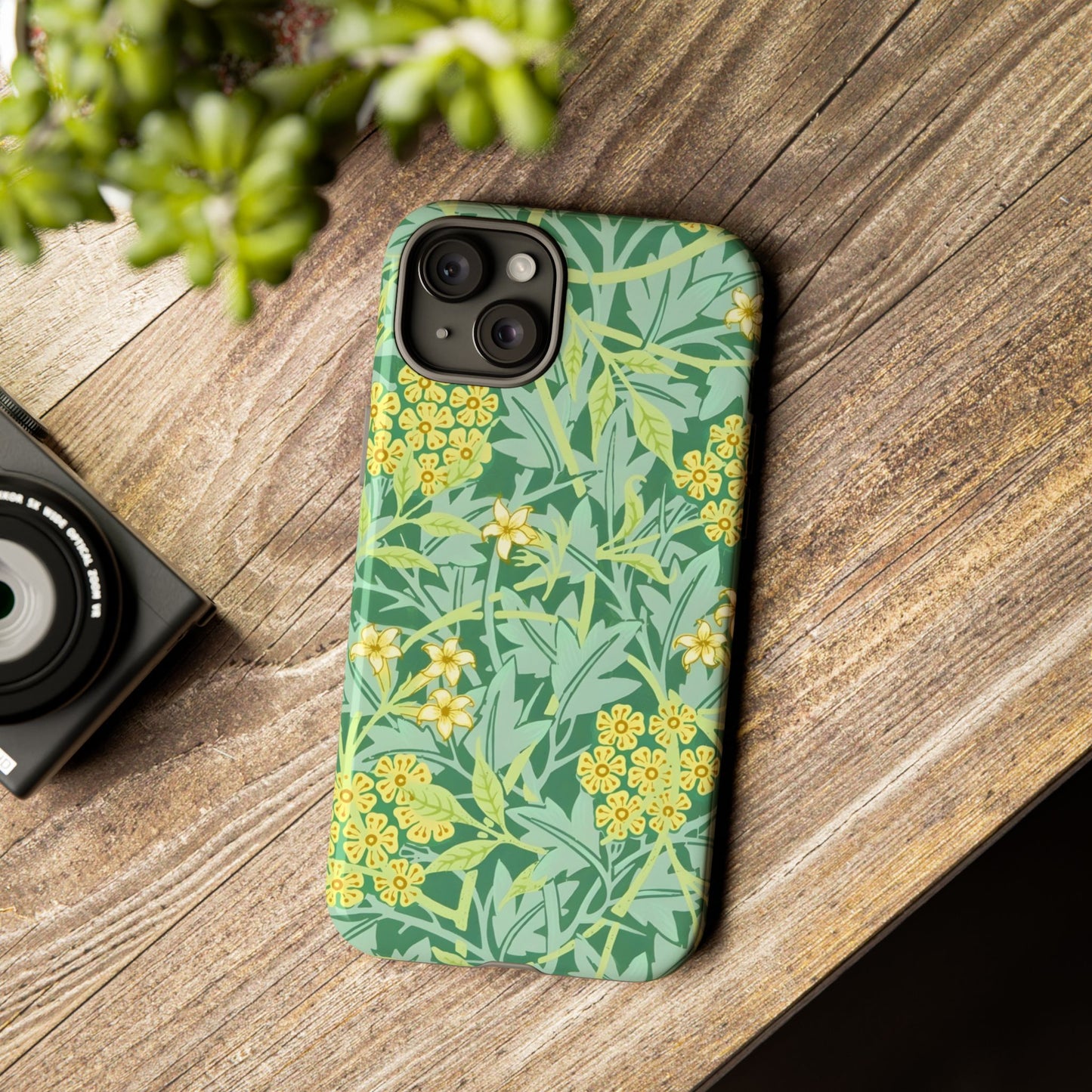 Tough Cases Organic Floral Phone Case, Stylish iPhone Cover, Eco-Friendly Gift, Nature Lover Accessory, Spring Decor, Unique Phone Protector