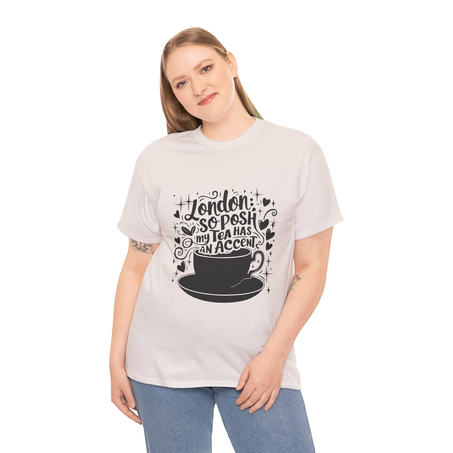Unisex Heavy Cotton Tee - London's Nostalgic Tea