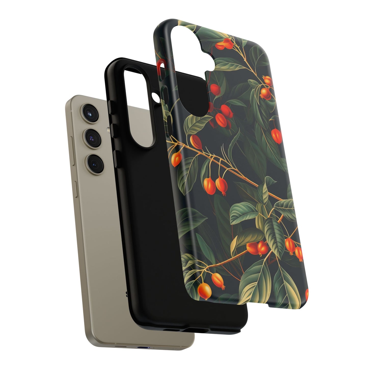 Tough Cases, Floral Phone Case, Nature-Inspired Tech, Unique Gift, Phone Accessory, Botanical Design, Fall Vibes